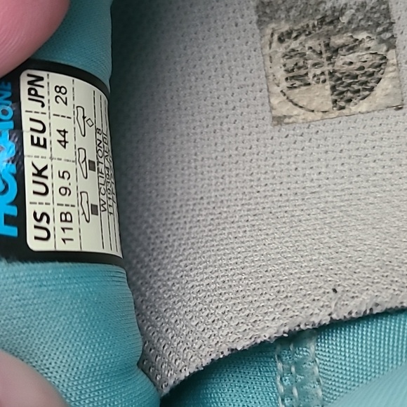 Hoka One One Clifton 8 Aquarelle Blue Athletic Running Shoes Women’s 11B - Picture 8 of 11